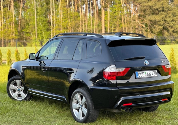 BMW X3 cena 41900 przebieg: 237000, rok produkcji 2007 z Węgorzewo małe 781